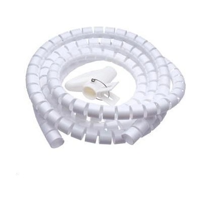 Connect IT trubice pro vedení kabelů WINDER bílá / 2.5m x 20mm CI-679