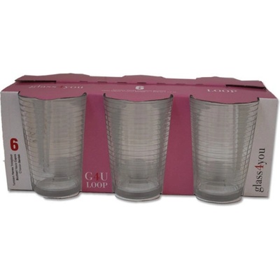 MAKRO Pohár sklo 6 x 205 ml