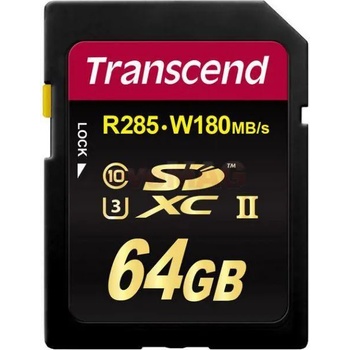 Transcend SDXC 64GB C10/UHS-II/U3 TS64GSD2U3