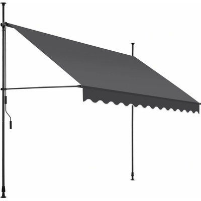 LIVARNO home Upínací markýza, 300 x 150 cm, antracitová – Hledejceny.cz