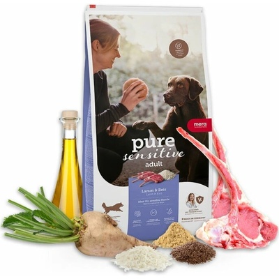 Mera Pure Sensitive Adult jahňacie s ryžou 1 kg