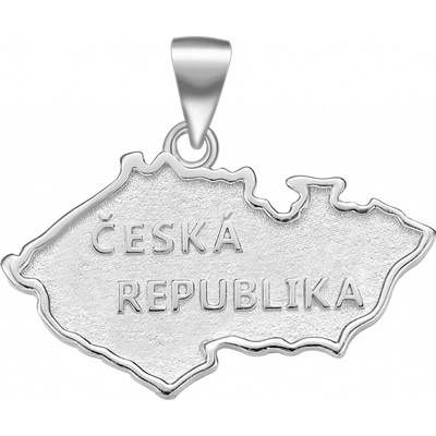 Olivie Stříbrná mapa ČESKÁ REPUBLIKA 6096