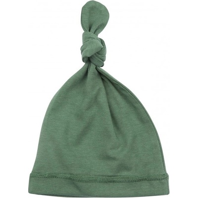 Timboo čepička s uzlem Aspen green