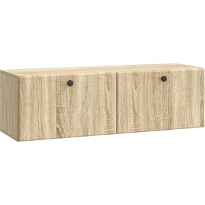 vidaXL Стенно монтиран ТВ шкаф 98 x 31 x 30 см Дъб сонома (899237)