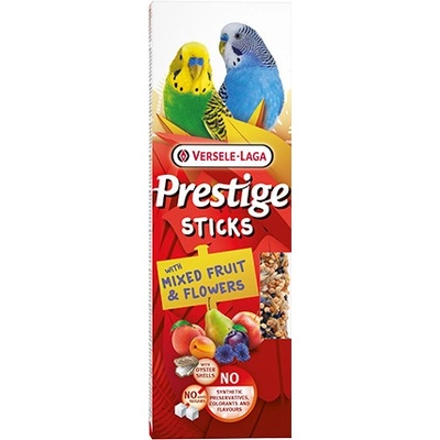 Versele-Laga Versele Laga Prestige Stick Small Paraket Mix Fruit & Flower стикове за вълнисти папагали с плодове и цветя 60gr
