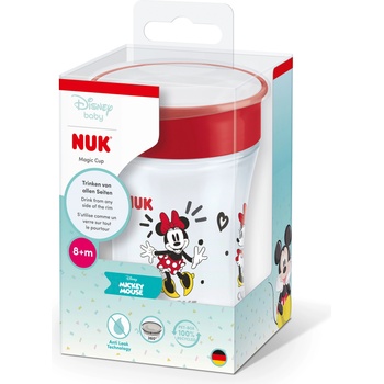 Nuk Чаша Magic Cup 230мл. , 8+мес. Mickey, червена (10255705)