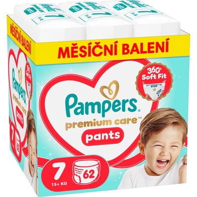 Pampers Premium Care Pants 7 62 ks