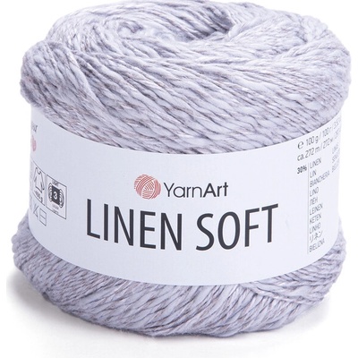 Yarn Art příze Linen Soft 7320 šedá