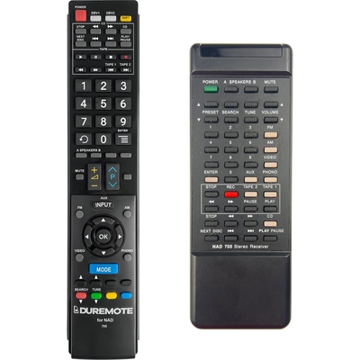 GENERAL Nad 705 - дистанционно управление дубликат (705)