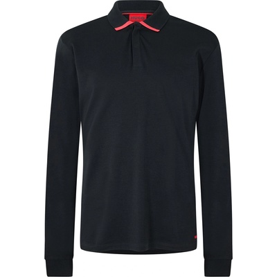 Hugo Блуза с яка Hugo Men's Dalomo Long Sleeve Polo Shirt - Black