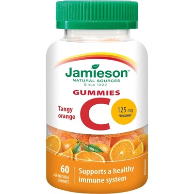 Jamieson Vitamín C Gummies žel.pastilky s príchuťou pomaranča 60 tabliet