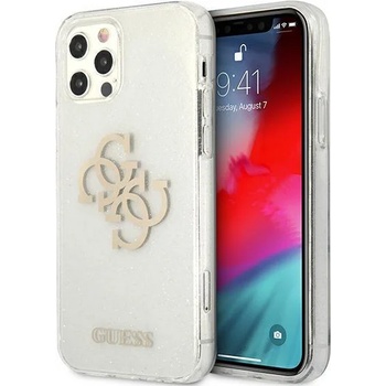 GUESS Калъф Guess GUHCP12LPCUGL4GTR hard case Glitter 4G Big Logo за iPhone 12 Pro Max (GUE001275)