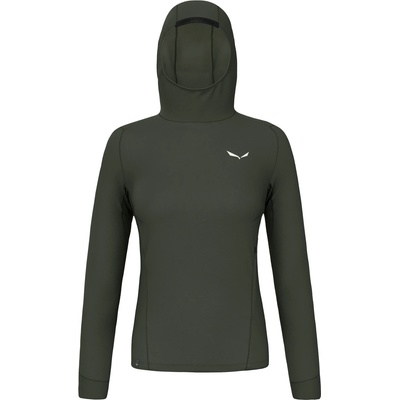 Salewa Дамски поларен пуловер Salewa Women's Puez AM/DST Hoody Fleece jumper - Dark Olive 2 - размер 40 (EU) (105-6127-0314)