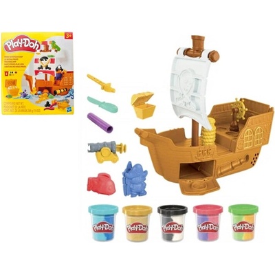 Play-Doh pirátska loď kreatívna sada z modelíny
