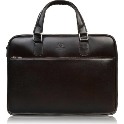 Paolo Peruzzi Kožená taška na dokumenty hnědá – Zbozi.Blesk.cz