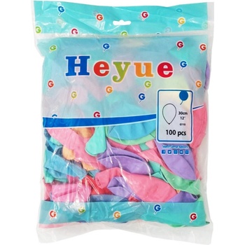 Балони 12" пастелни 2.8 гр. 100 бр. пакет