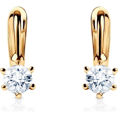 SAVICKI Обеци savicki: жълто злато, цирконий