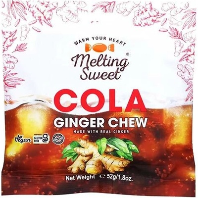 Melting Sweet Zázvorové žvýkací bonbóny Cola 52 g