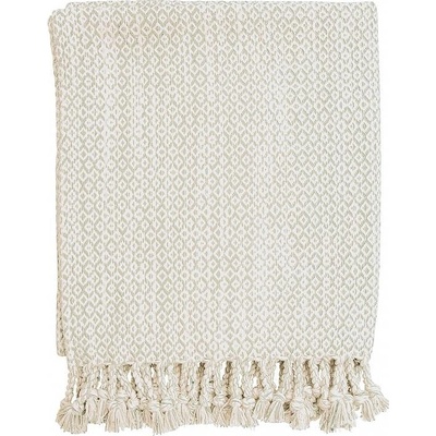 Bastion Collections PLÉD in white/natural 140x180