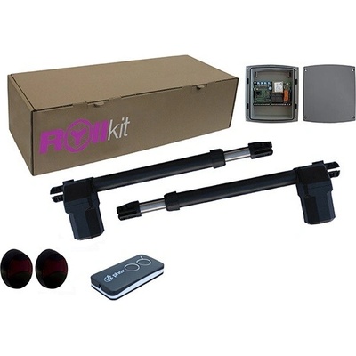 Rollkit pohon pre dvojkrídlovú bránu, sada s fotobunkami
