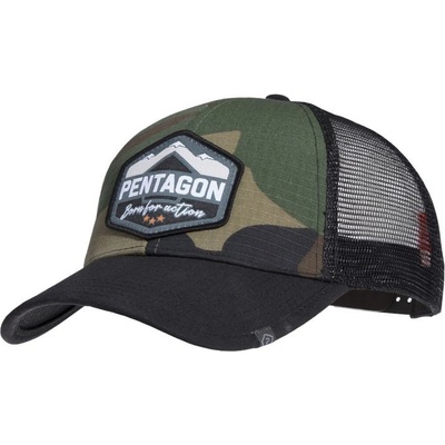 Čiapka Pentagon Era Trucker woodland US