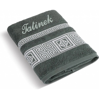 Bellatex Froté ručník 50x100 řecká kolekce 155x038 s výšivkou Tatínek