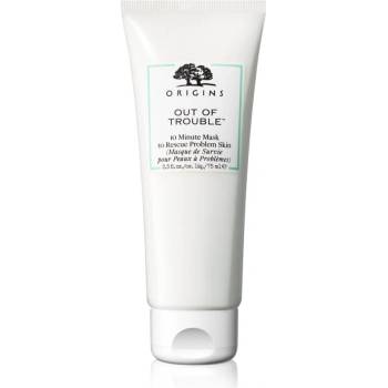 Origins Out Of Trouble 10 Minute Mask To Rescue Problem Skin интензивна маска за мигновено подобряване вида на кожата на лицето 75ml