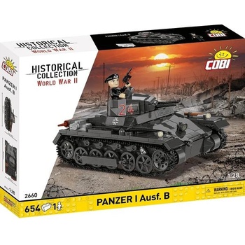 COBI II WW Panzerkampfwagen I (Франция 1940), 1: 28, 654 к, 1 ф