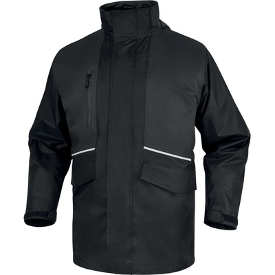 Delta Plus ALASKA3 zateplená bunda 5 V 1 PONŽÉ POLYESTER S PVC POVLAKEM černá-šedá