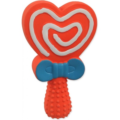 Dog Fantasy Latex lízatko srdca so zvukom 13 cm