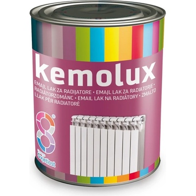 SVJETLOST Kemolux Farba na radiátory Biela 0,65L
