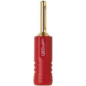 QED Накрайник QED Banana 4мм - червен (QE1870R) - vsystem