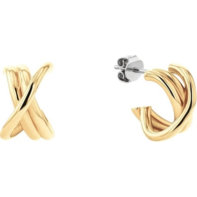 Tommy Hilfiger Luxusné pozlátené kruhy Nautical Knot 2780993