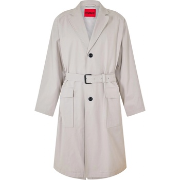 Hugo Мъжко палто Hugo Mars2421 10257892 01 Overcoat Mens - Pastel Grey