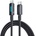 Baseus Кабел Baseus Lit Button (P10379000121-00), от USB-C(м) към USB-C(м), 1m, 100W, черен (P10379000121-00)
