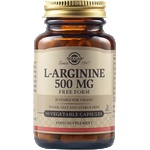 Solgar L-Arginine 500 mg, 50 vegetable capsules