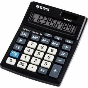 Eleven Eleven Calculator CMB1001-BK, Black, Desktop, 10 Seats, Dual Power Калкулатори