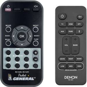 GENERAL Denon rc-1251 - дистанционно управление дубликат (rc-1251) Дистанционно