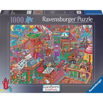 Ravensburger Пъзел Ravensburger от 1000 части - Таванска стая (12000283)