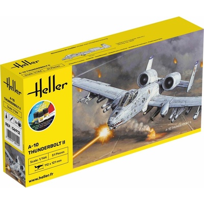 Heller STARTER KIT A-10 Thunderbolt II 1:144