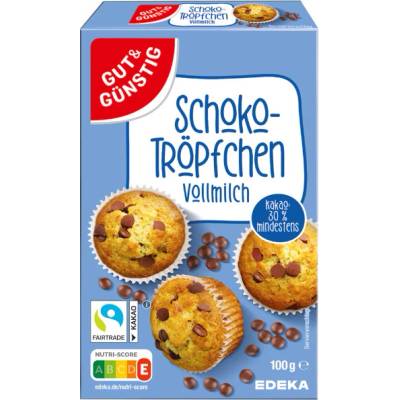 G&G Čokoládové kapičky z mléčné čokolády 100 g