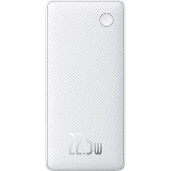 Baseus Airpow Lite 10000mAh 22.5W бързо зареждащ се powerbank, вграден кабел, бял (6932172652616)