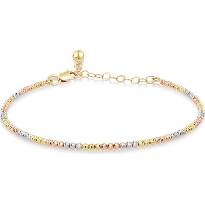 Lillian Vassago s kuličkami kombinované zlato LLV01-GB006