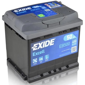 Image 1 of Exide Excell EB500 50Ah 450A right+ (EB500)