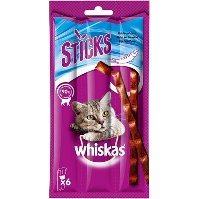 Whiskas Sticks losos 28 x 36 g