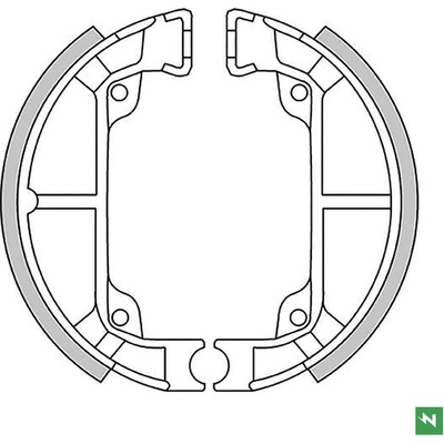 NEWFREN brzdové čelisti SUZUKI ADRESS 50, TUNE 50 93-, ATALA BYTE 50, HACKER 50 -95 (95x20mm)