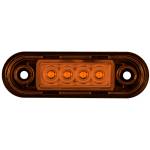  Габарит, жълт 4 LED 12-24V 83mm