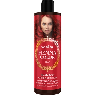 Venita Henna Color šampón na umývanie vlasov v červených a červených odtieňoch 300 ml