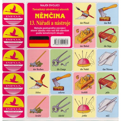 Najdi dvojici - Němčina - 13. Nářadí a nástroje