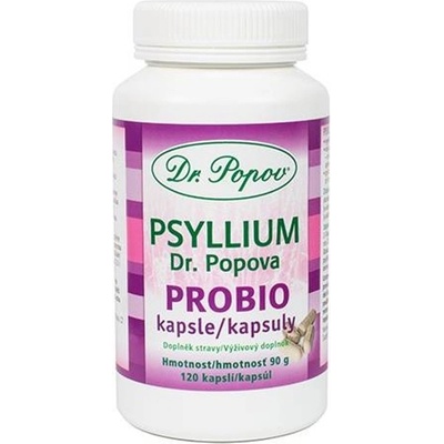 Dr.Popov Psyllium ProBio 120 kapsúl